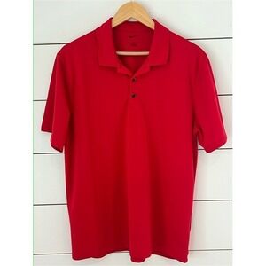 Nike Red Men's Performance‎ Polo large